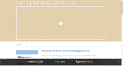Desktop Screenshot of el-rincon-de-abi.com